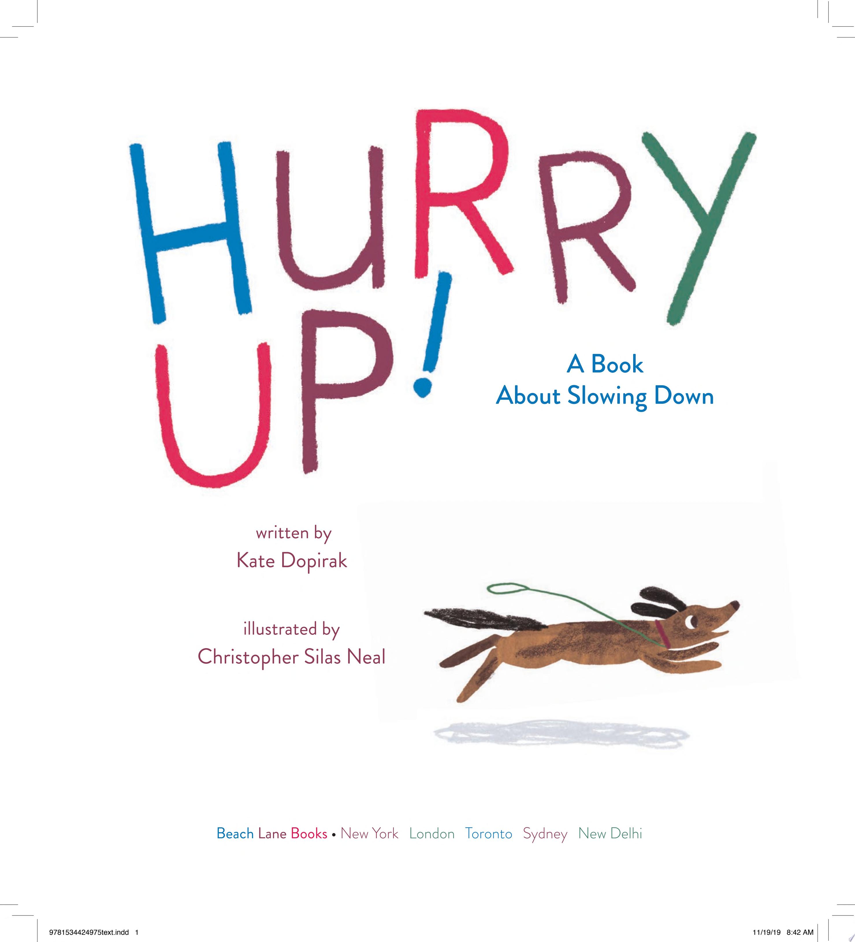 Image for "Hurry Up!"