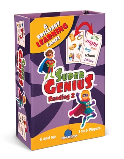 photo of a Super Genius card game box