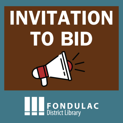 announcement with bullhorn for invitation to bid