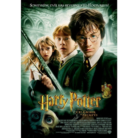 movie poster featuring Harry Potter characters