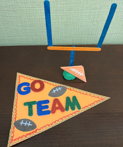 Image of football crafts