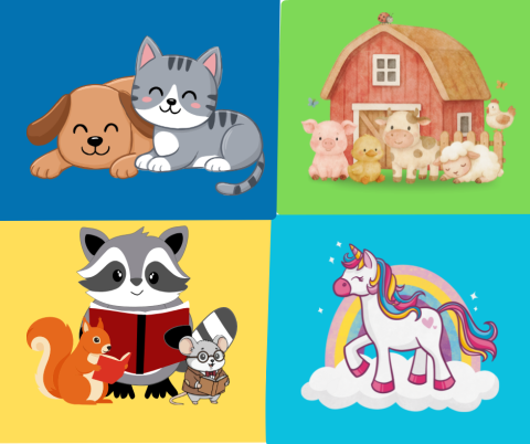 pets, farm animals, backyard animals, unicorns