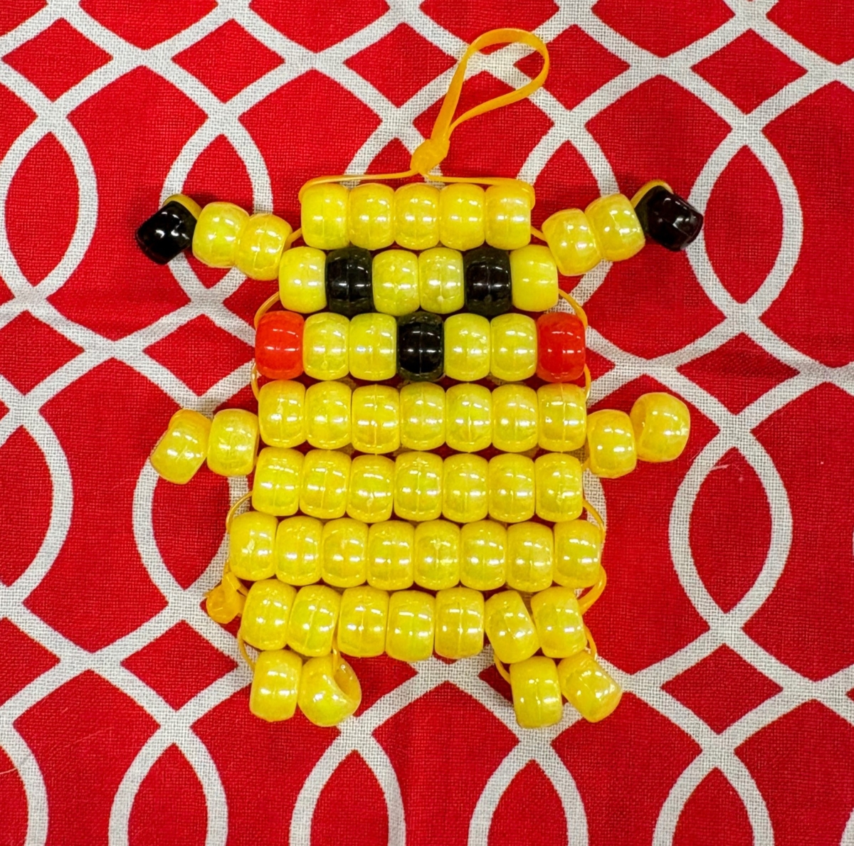 Image of Pikachu bead art