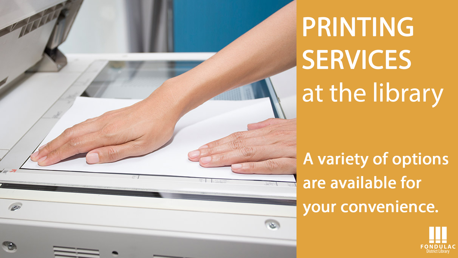 Printing Services at the Library - District Library East Peoria, IL